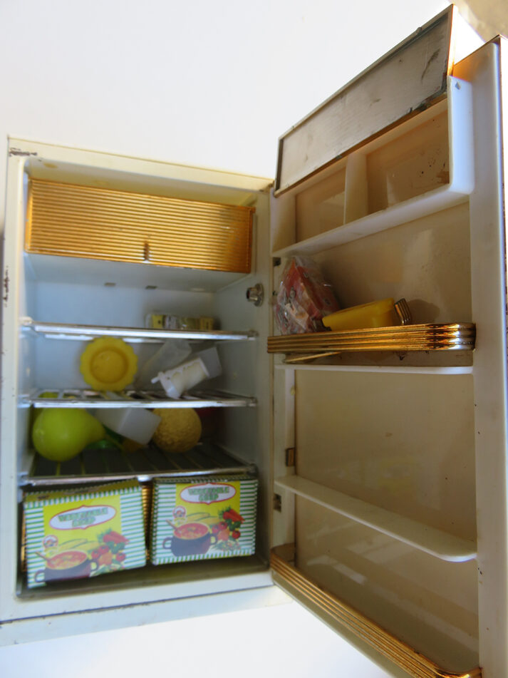 Frigorífico de juguete.